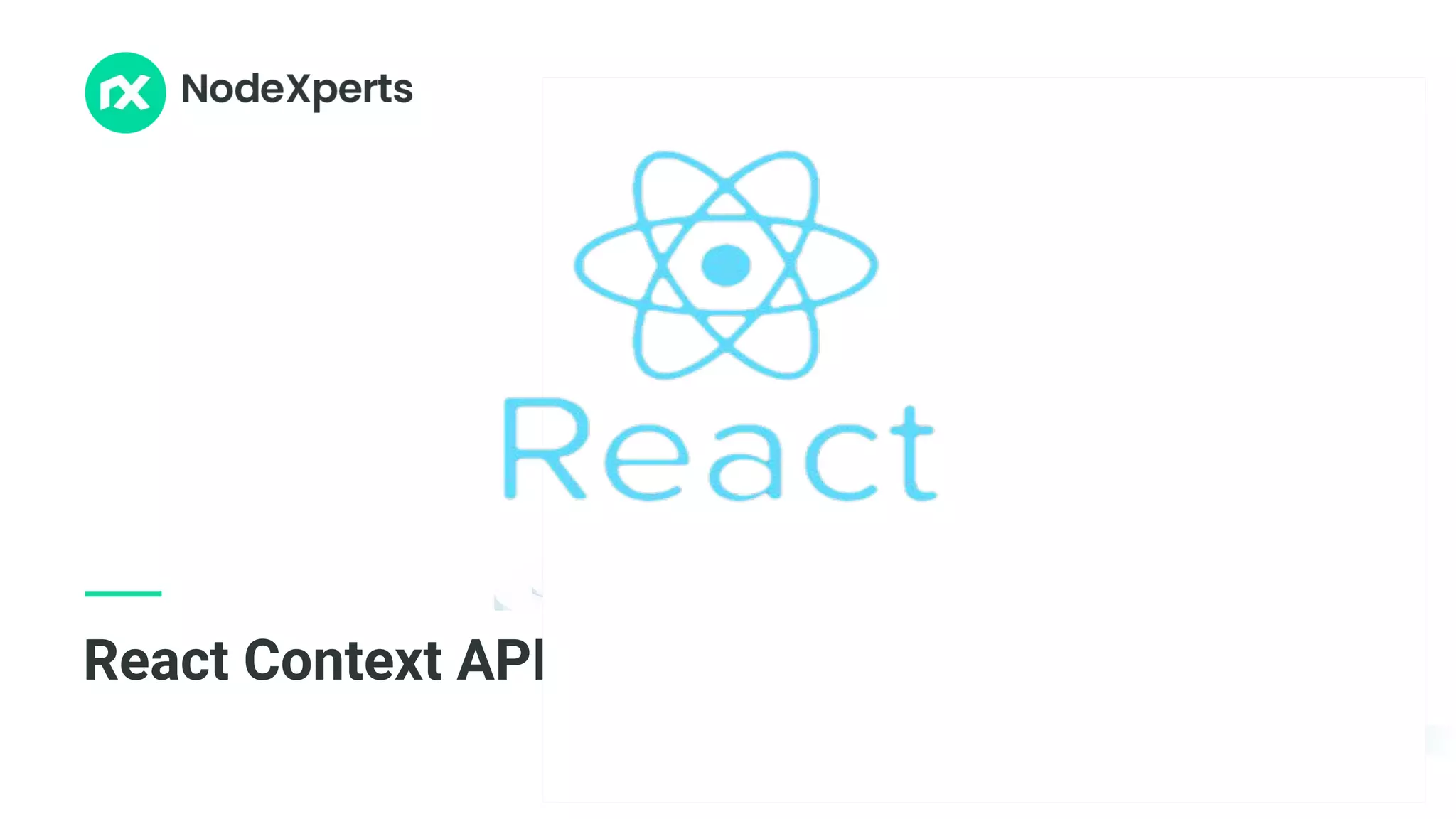 React Context API
 