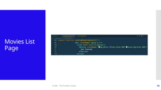 © ABL - The Problem Solver 53
Movies List
Page
 