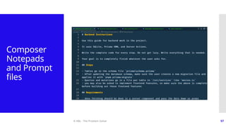 © ABL - The Problem Solver 57
Composer
Notepads
and Prompt
files
 