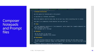 © ABL - The Problem Solver 58
Composer
Notepads
and Prompt
files
 