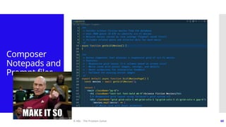 © ABL - The Problem Solver 60
Composer
Notepads and
Prompt files
 