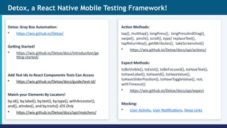 Building a React Mobile Automated Test Framework using Detox ...