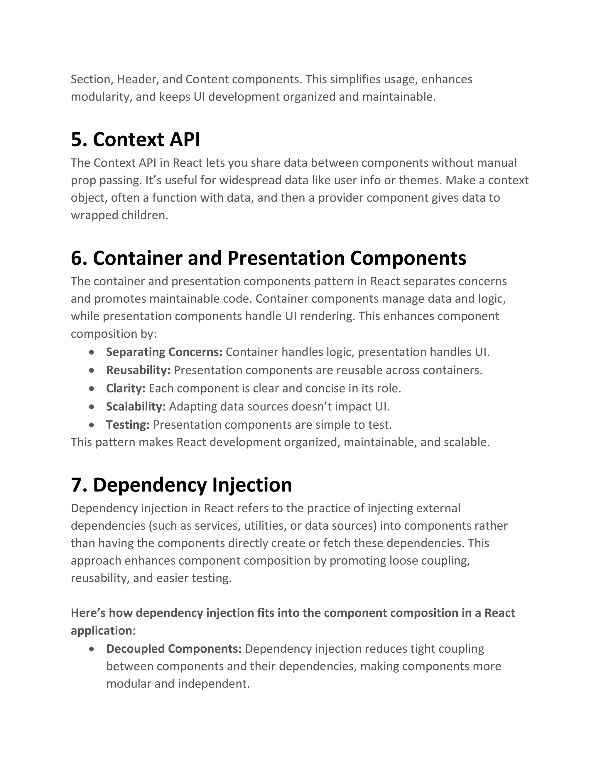 React Development | Advanced Component Composition Patterns | PDF