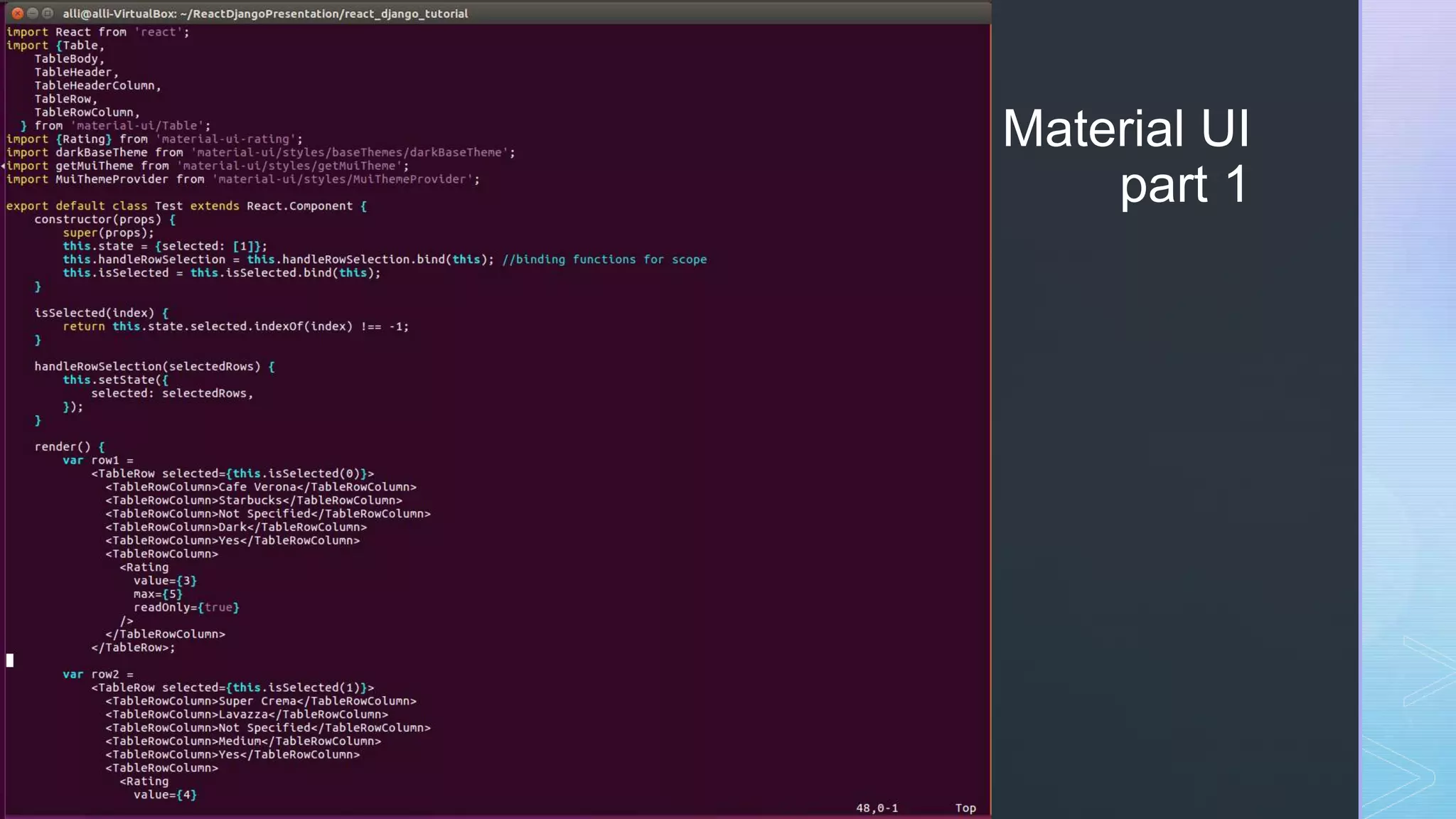 z Material UI part 1 