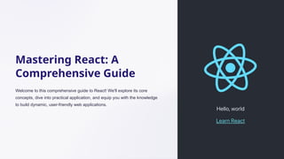 This Is the ppt of How the react js work in the dealy life | PPT