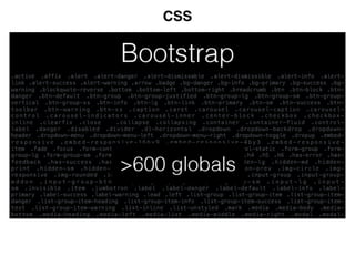 CSS
 