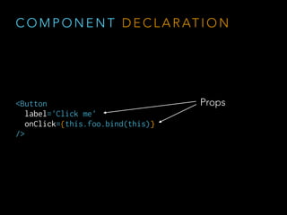 V I R T U A L D O M
• Abstraction
• Performance
• Reconciliation
• Isomorphism
 