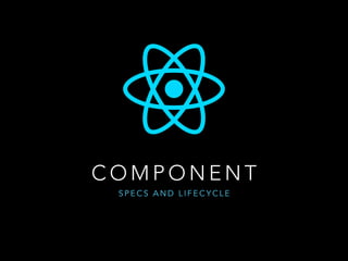 U I A S A F U N C T I O N O F D ATA
• Element tree is a result of function application
• Never operate on global, shared state
• Data flow is unidirectional
 