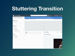 Stuttering Transition
 