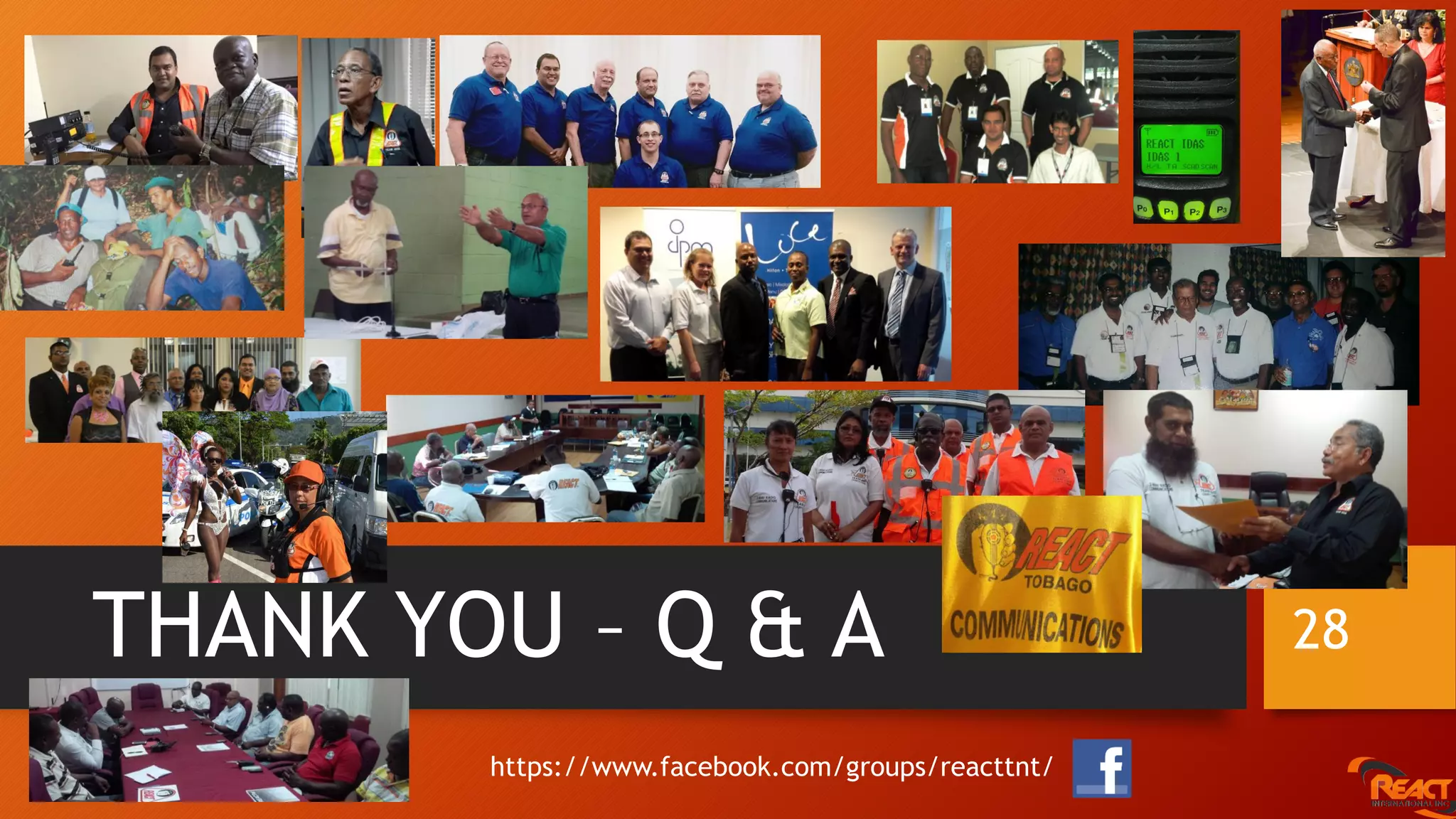 THANK YOU – Q & A 28
https://www.facebook.com/groups/reacttnt/
 