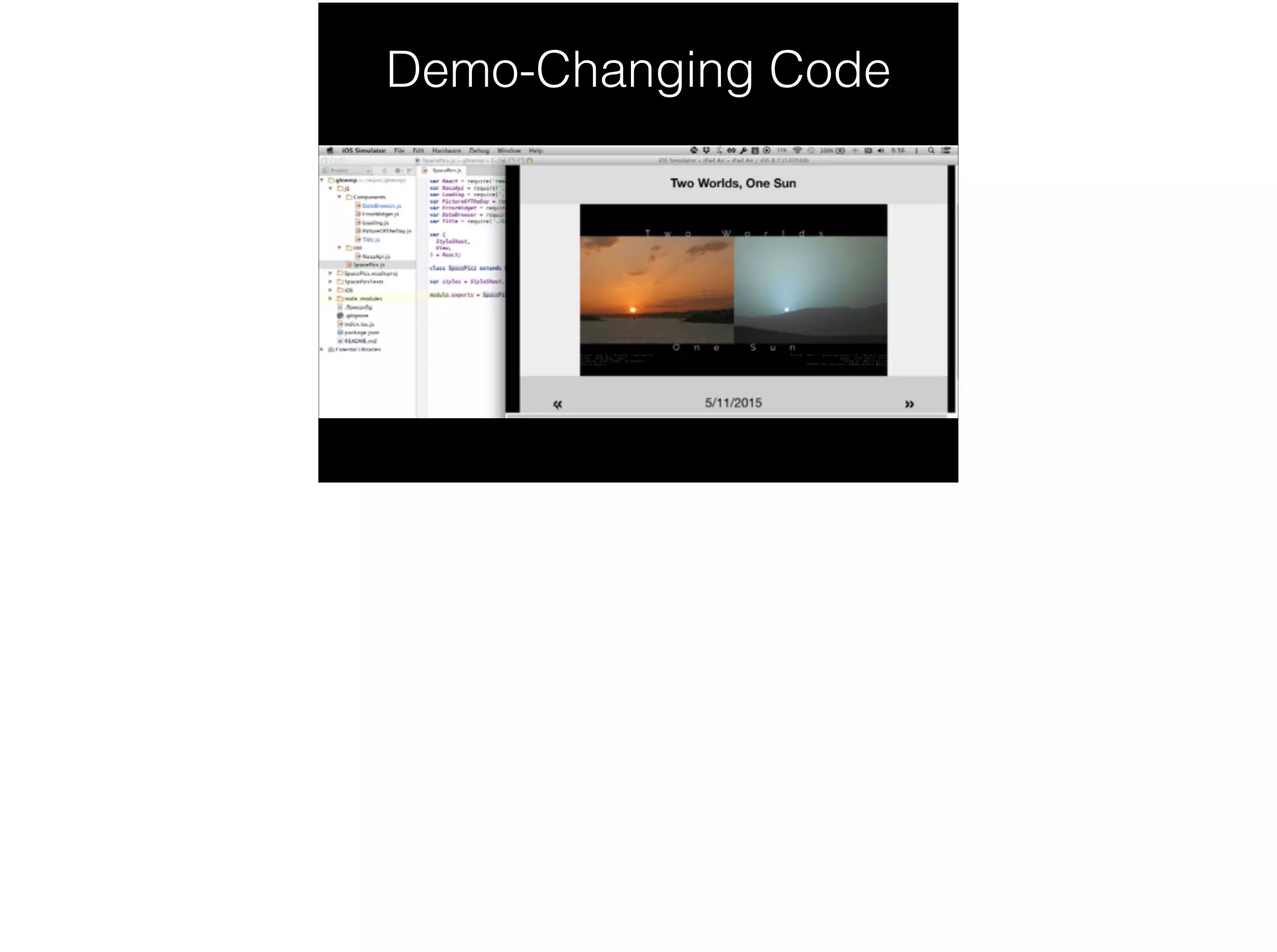 Demo-Changing Code
 