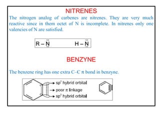 Nitreno Reaction intermediate (general organic chemistry) | PDF