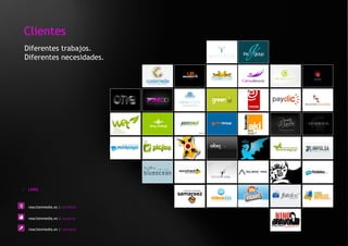 Clientes
Diferentes trabajos.
Diferentes necesidades.




> LINKS



  reactionmedia.es | portfolio


  reactionmedia.es | nosotros

  reactionmedia.es | contacto
 