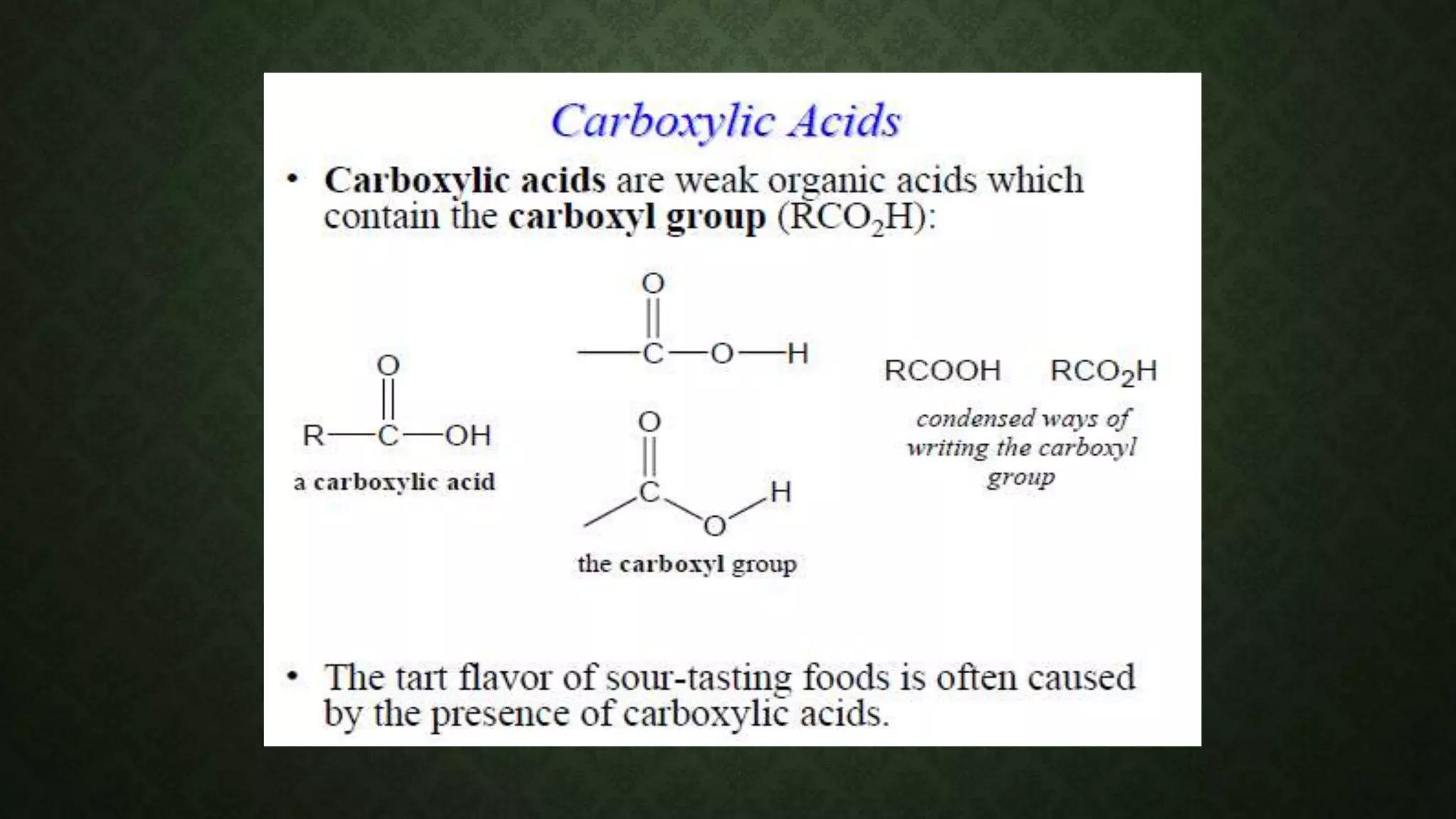 Reactions of carboxylic acids | PPTX
