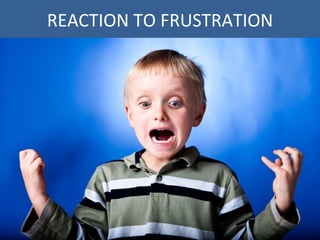 REACTION TO FRUSTRATION
 