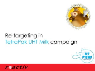 Re-targeting in  TetraPak UHT Milk  campaign 