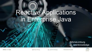 Reactive Applications in Enterprise Java | PPT