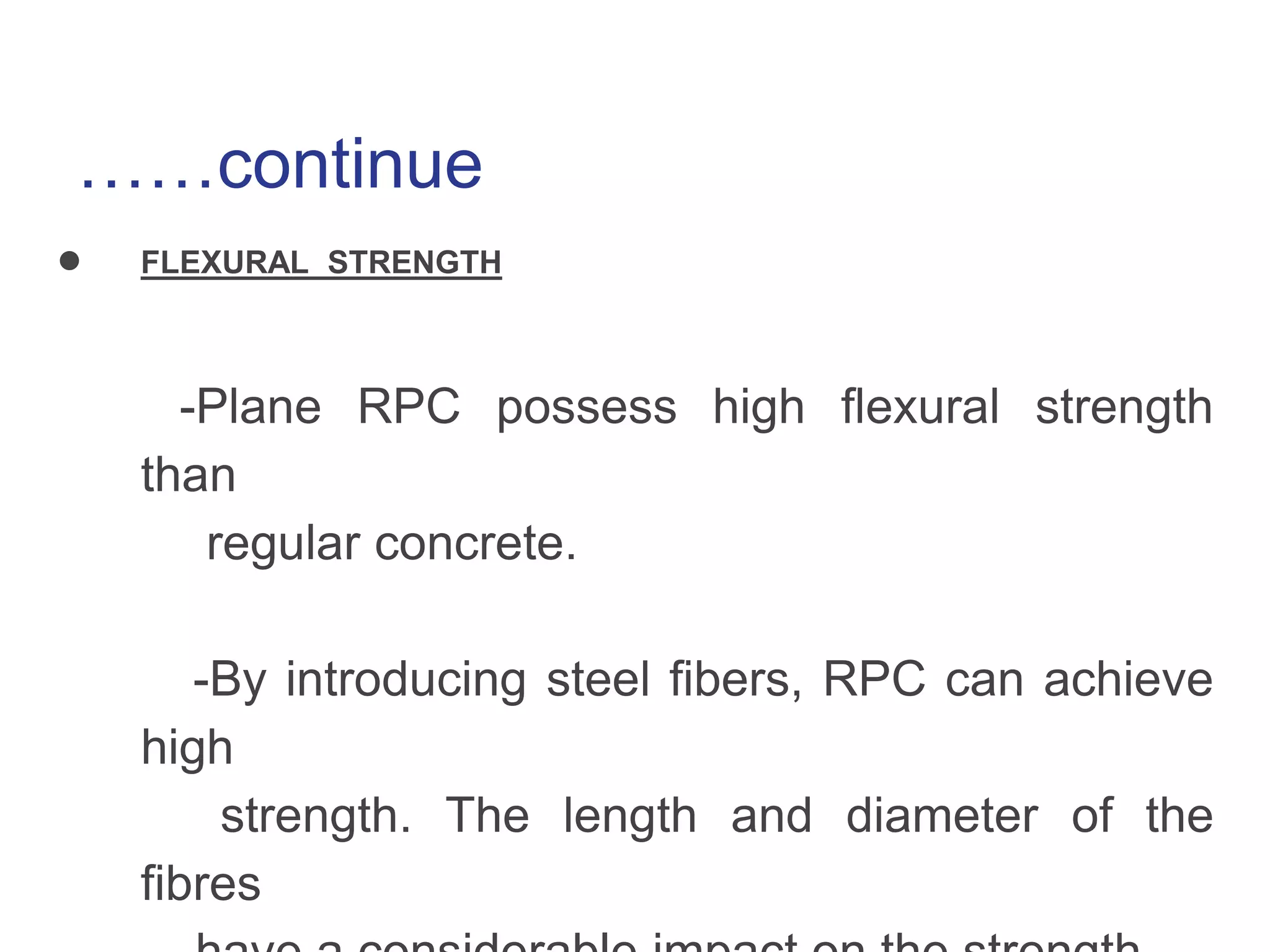 Reactive powder-concrete | PPTX