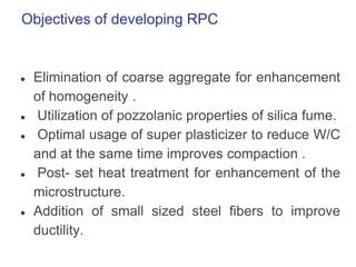 Reactive powder-concrete | PPTX