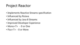 Reactive Spring 5 | PPT