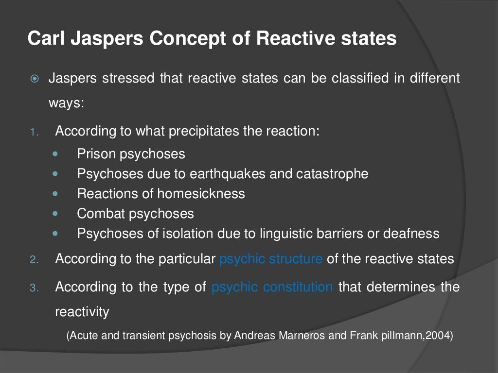 ACUTE AND TRANSIENT PSYCHOTIC DISORDER, REACTIVE PSYCHOSIS, ACUTE PSY…
