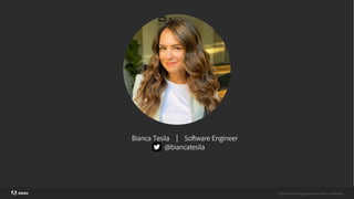 ©2020 Adobe. All Rights Reserved. Adobe Confidential.©2020 Adobe. All Rights Reserved. Adobe Confidential.
Bianca Tesila | Software Engineer
@biancatesila
 