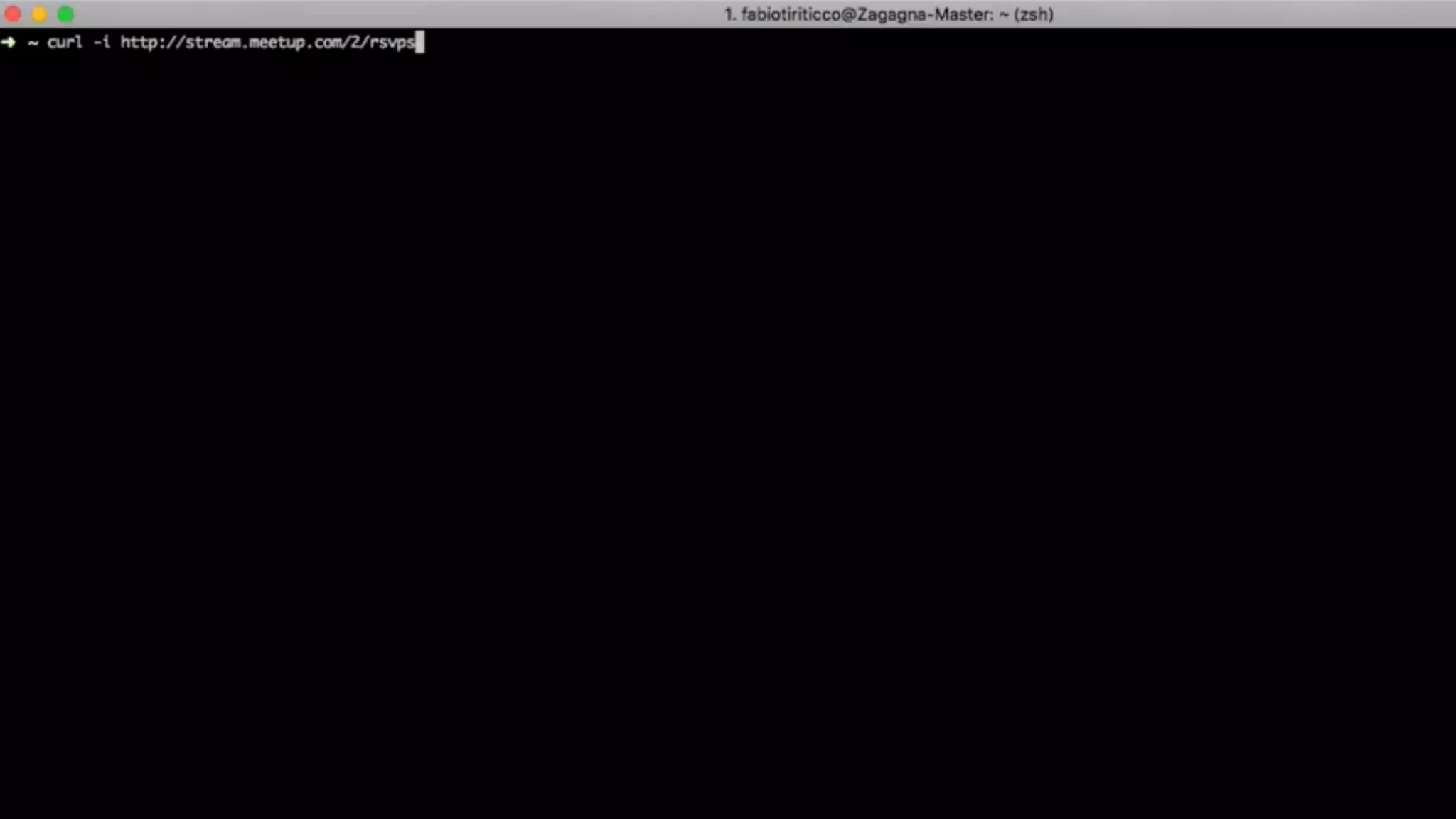 RxJava: demo with Meetup Streams 