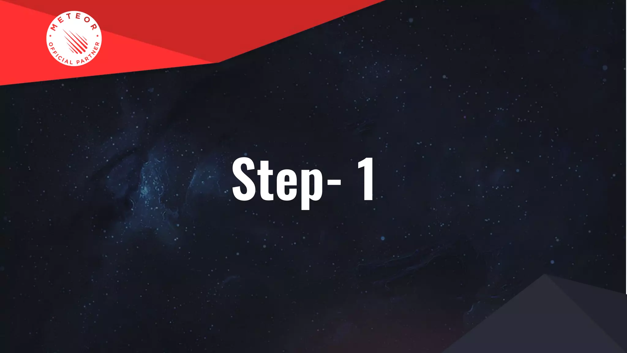 Step- 1
 