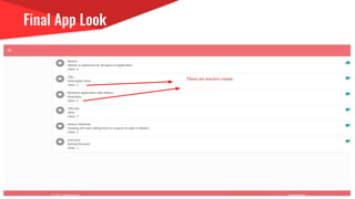 Final App Look
 