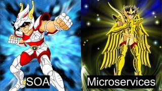 SOA == Microservices
SOA Microservices
 