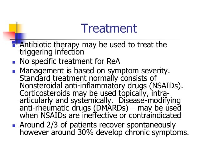 Reactive arthritis