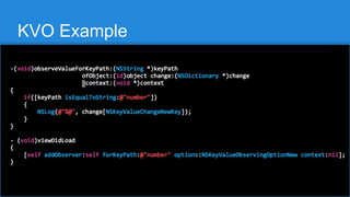 KVO Example
 