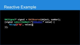 Reactive Example
 