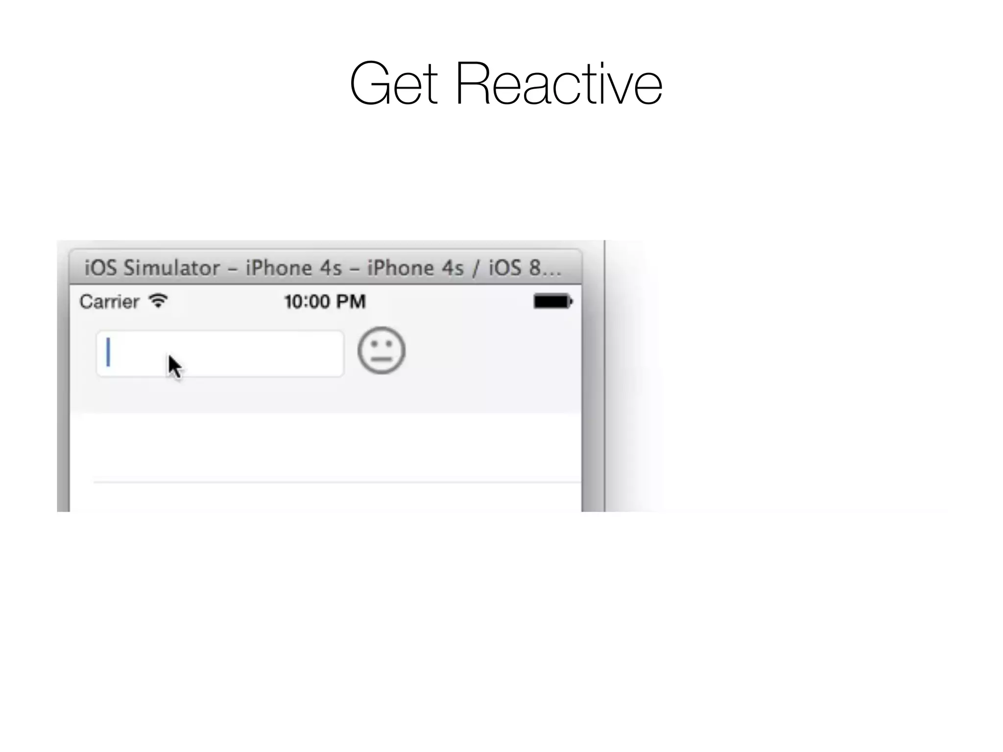 Get Reactive 
 