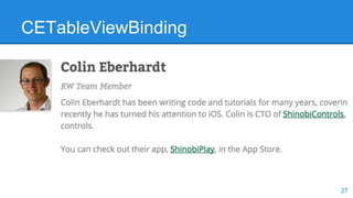 CETableViewBinding
27
 