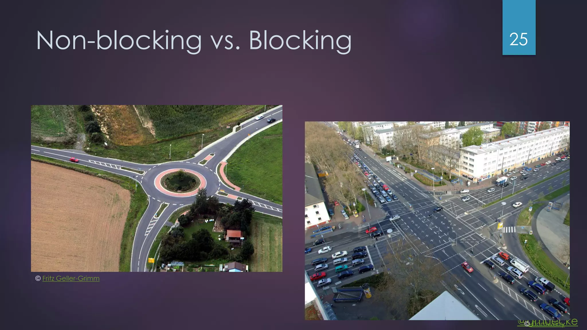 @gmuecke Non-blocking vs. Blocking 25 © Fritz Geller-Grimm © Dontworry 