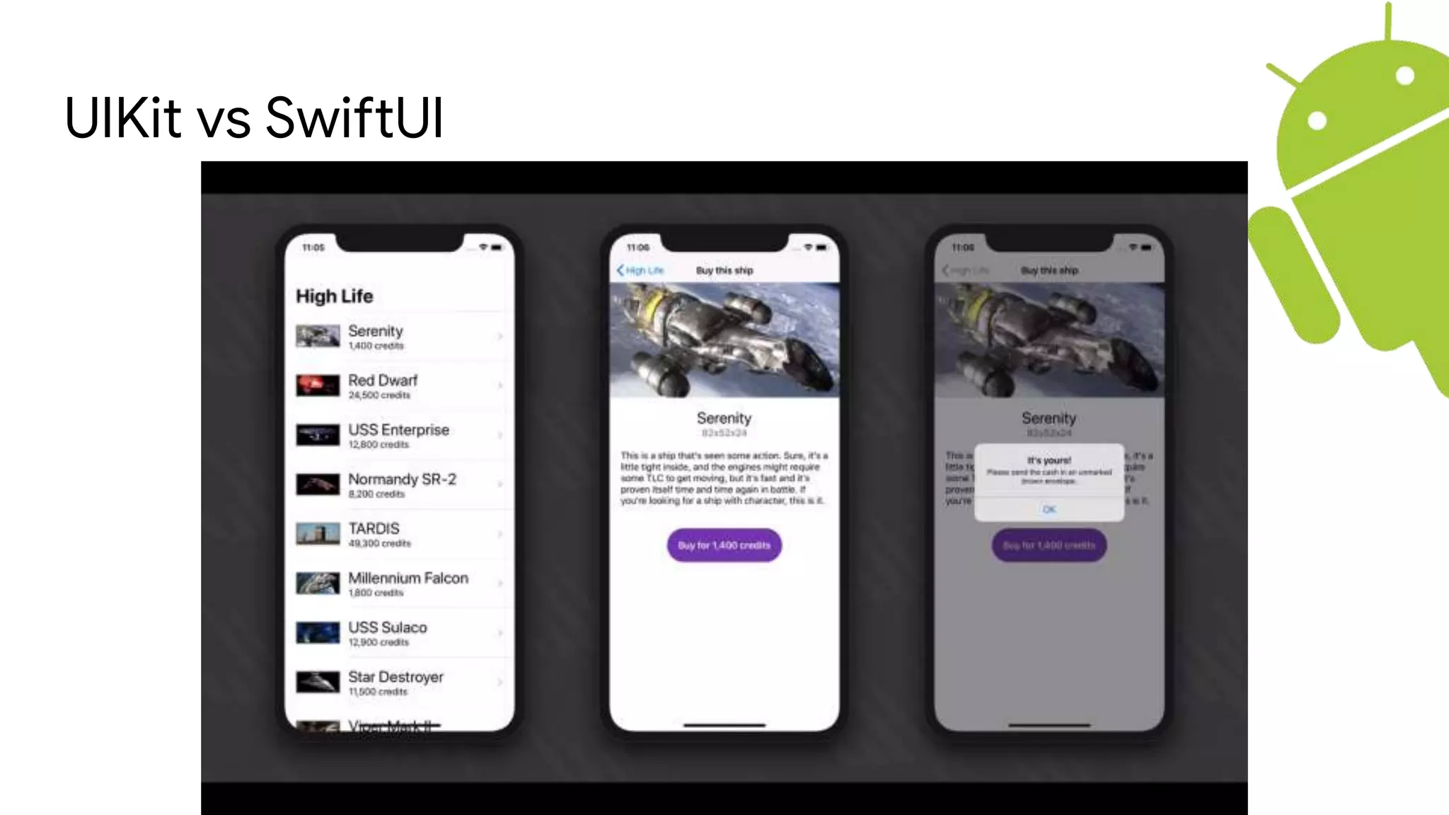 UIKit vs SwiftUI
 