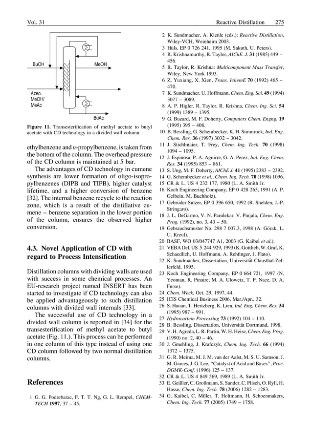 Reactive distillation | PDF