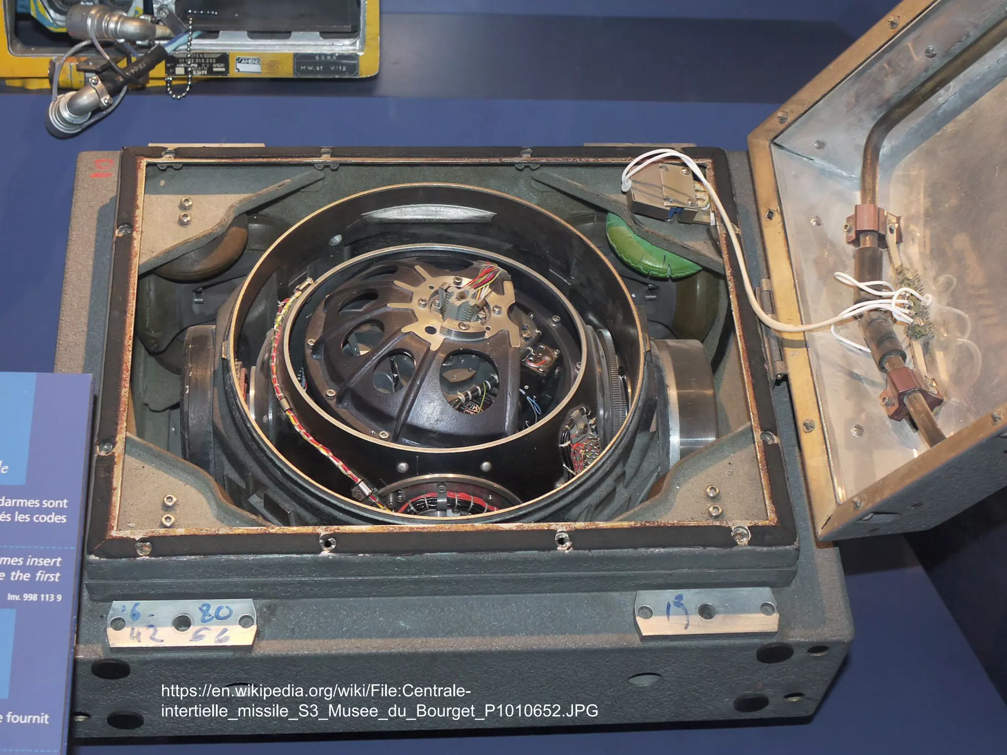 Druid Distributed Data Store (Java)
54
https://commons.wikimedia.org/w/index.php?curid=33899448 By Fangjin Yang - sent to me personally, GFDLhttps://en.wikipedia.org/wiki/File:Centrale-
intertielle_missile_S3_Musee_du_Bourget_P1010652.JPG
 