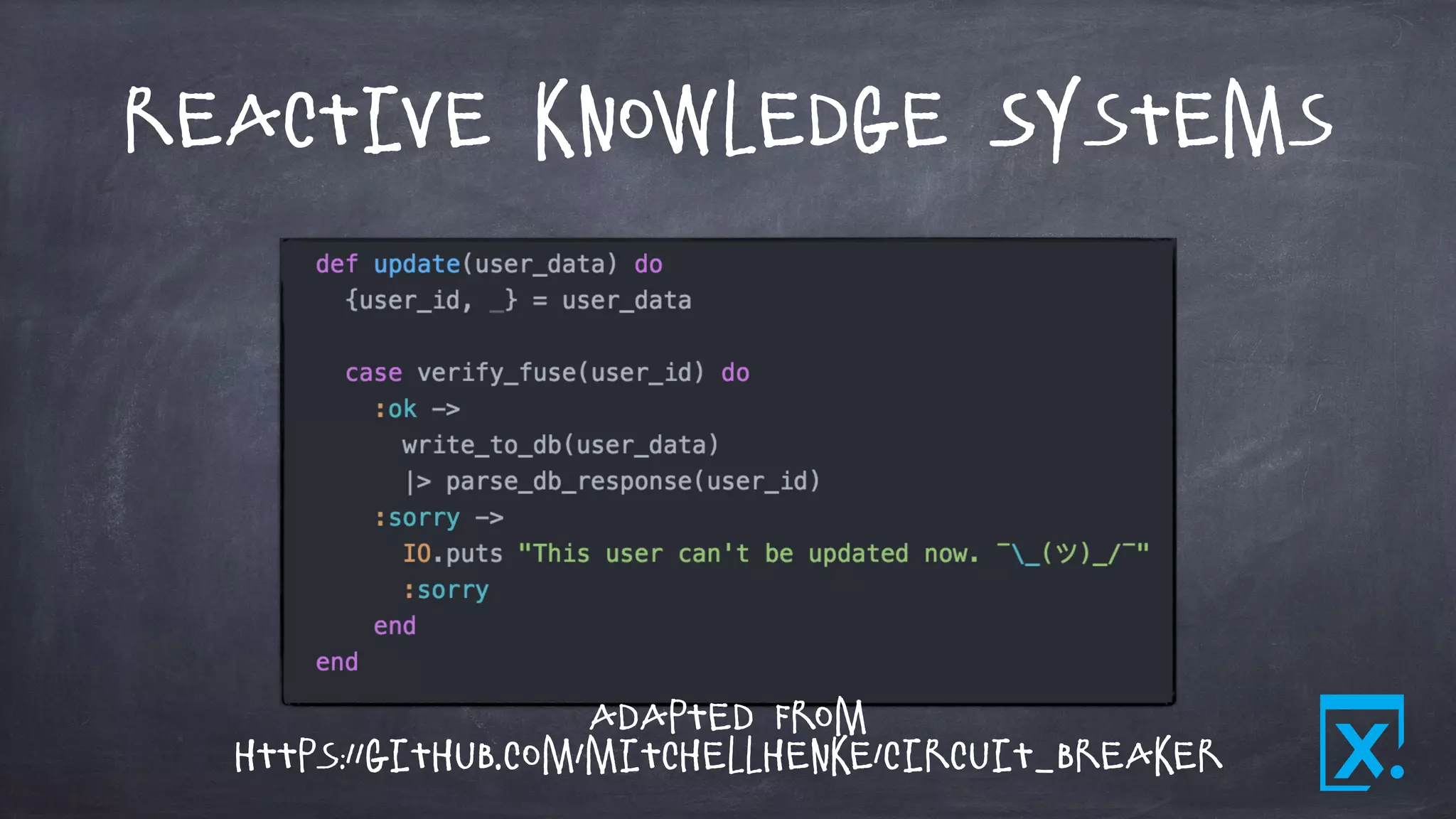 Reactive Knowledge Systems
Adapted from
https://github.com/mitchellhenke/circuit_breaker
 
