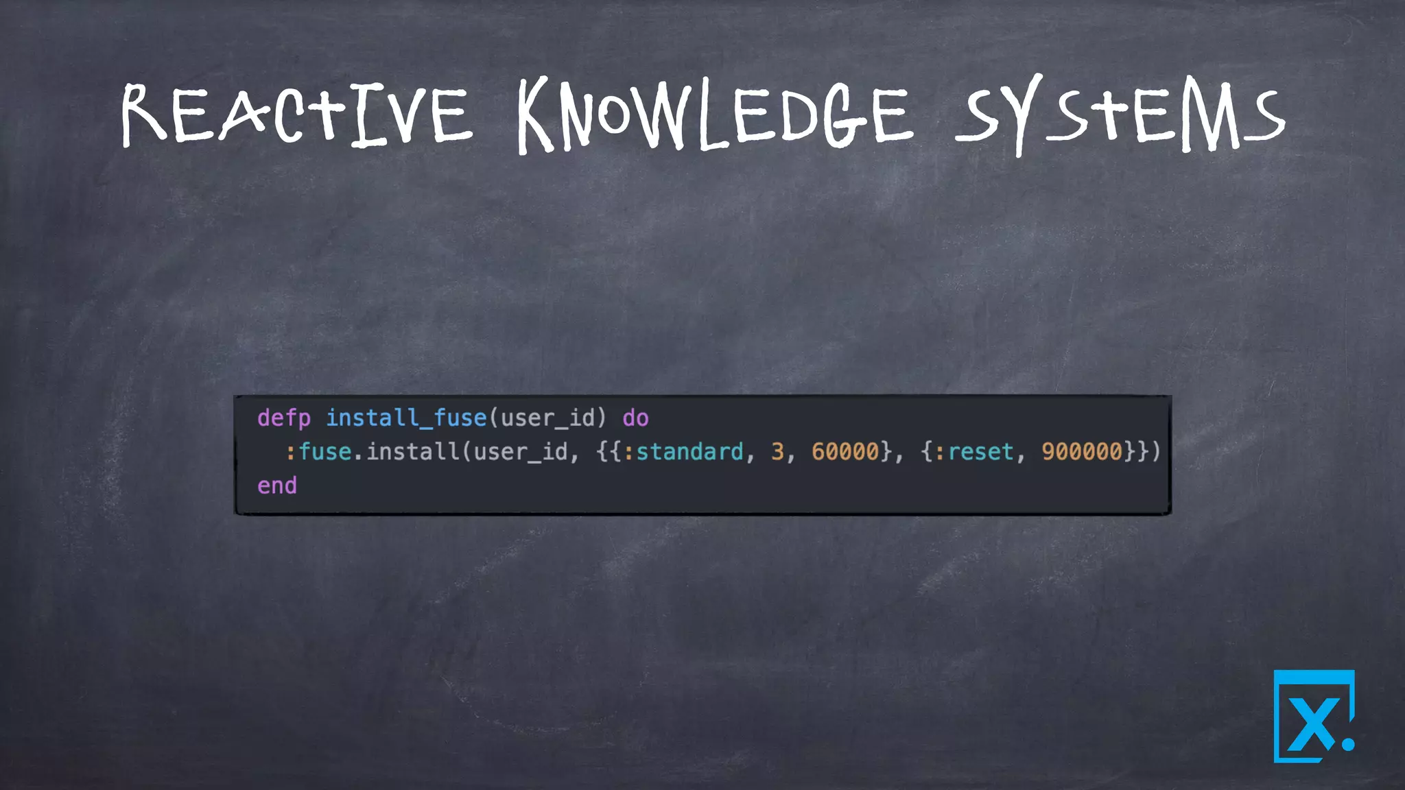 Reactive Knowledge Systems
 