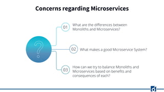 Concerns regarding Microservices
 