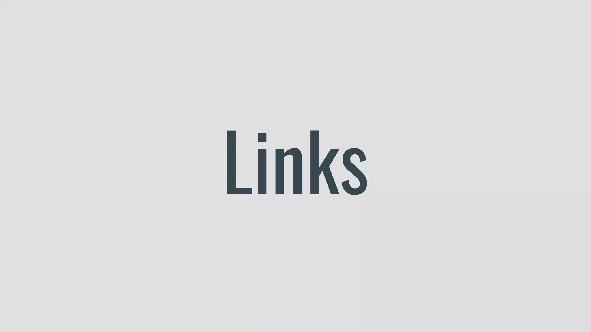 Links 