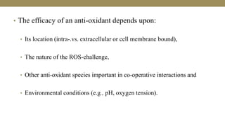 Reactive oxygen species and its role in periodontal | PPTX
