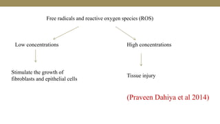 Reactive oxygen species and its role in periodontal | PPTX