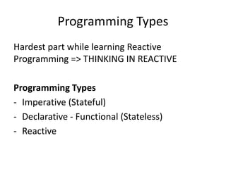 Reactive programming | PPT