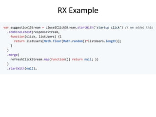 Reactive programming | PPTX