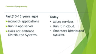 Reactive programming | PPTX