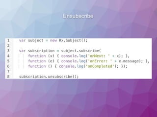 Unsubscribe
 
