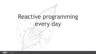 1SEC-2015
Reactive programming
every day
 